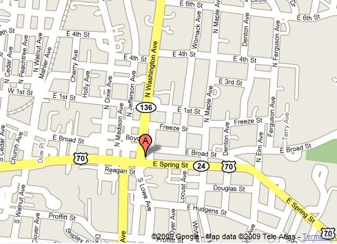 Directions to Char in Cookeville, TN